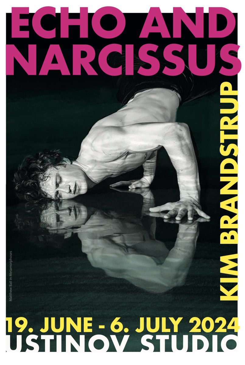 Following the huge success of Minotaur and Metamorphoses at the Ustinov Studio, I’m very happy that choreographer Kim Brandstrup will complete his triptych this summer with Echo and Narcissus. @TheatreRBath