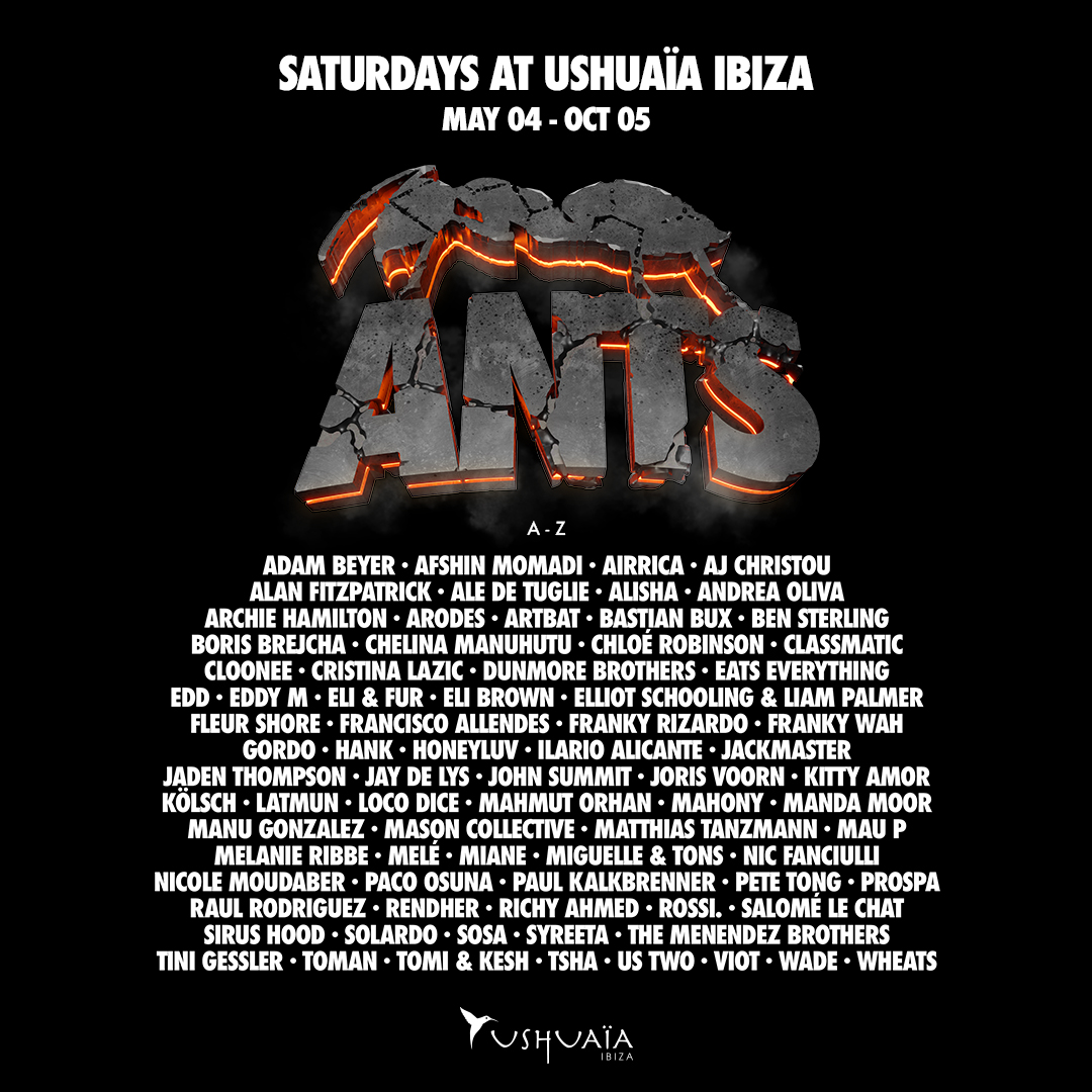 Ibiza Season 🇪🇸 with ANTS 🐜 Join me this year 🥰 @ Ushuaïa On June 29 and July 27 Tickets 🎫 l.unitedants.com/DXCqRl _ #ibiza #spain #season #ants #ushuaia