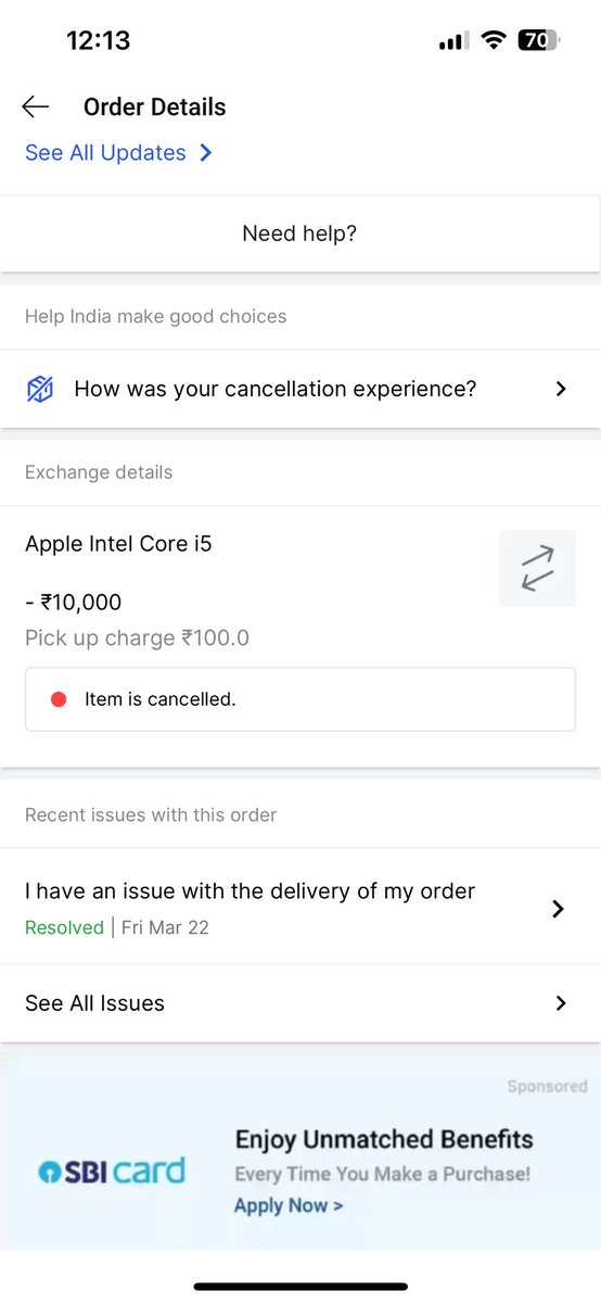 TechNehemiah's tweet photo. Worst @Flipkart They Didn’t Delivered My Ordered Even After Reached My Nearest Hub, Raised A Complaint About It But Roadside Pani puri Vala Will Respond Better Than @flipkartsupport Now they Cancelled My Order, now there’s almost 10K Difference in the final price to order now. https://t.co/TcFgBJi8k2
