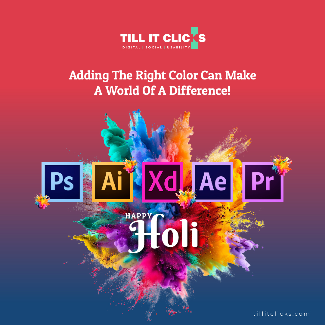 TICStudios's tweet photo. Let your ideas bloom in color with Till It Clicks this Holi. Add a splash of brilliance to your canvas! 

Wishing you a  very Happy Holi

#ColorfulInnovation #HappyHoli #colorfullDesign #colorfullidea #Colors #joyofcolors #holi #happyholi https://t.co/ydhUa4K6aB