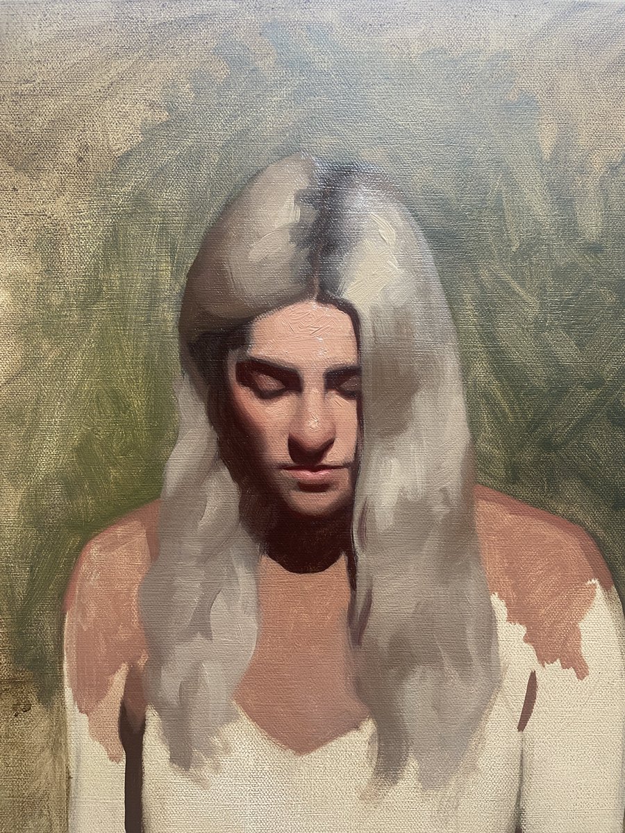 refusing to paint blondes because light hair colors are so stressful
