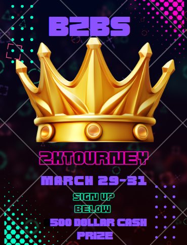 BLITZBREAKERSOG's tweet photo. It’s Official BZBS is hosting its first official 2k 5v5 pro-am tournament be part of BZBS history books !!!

Registration: https://t.co/j9TV8RZ3I5 https://t.co/yhkakgoZAb