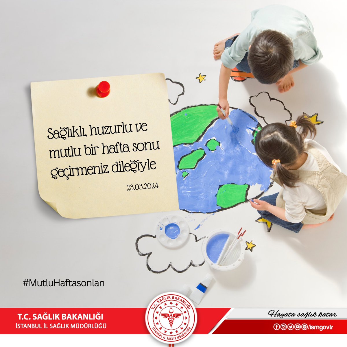 ismgovtr's tweet photo. Sağlıklı, huzurlu ve mutlu bir hafta sonu geçirmeniz dileğiyle...
🇹🇷 
🇹🇷
#DünyaSağlıkMerkezi #İstanbul #SağlıkÜretiyoruz   #Haftasonu https://t.co/m0IFnAe0Mw