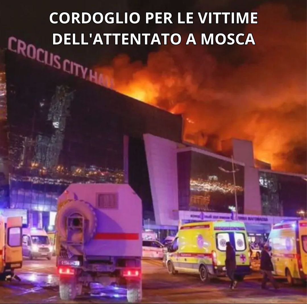 Desidero esprimere il mio profondo cordoglio e la mia vicinanza ai familiari delle vittime dell’attentato a Mosca e alla popolazione intera russa.

È imperativo che la comunità internazionale riaffermi la sua netta condanna verso ogni forma di violenza e terrorismo.  

#Mosca