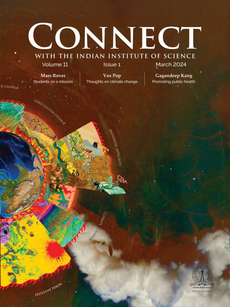 iiscbangalore's tweet image. The March 2024 issue of @Connect_IISc is live!
Head on over to read stories on the planetary boundaries, science history in India, and campus chronicles about a Mars rover, a Kalaripayattu club and more.
📖Read: bit.ly/3TtQLJg
📔Cover: @KokilaB
#ConnectWithIISc #IISc