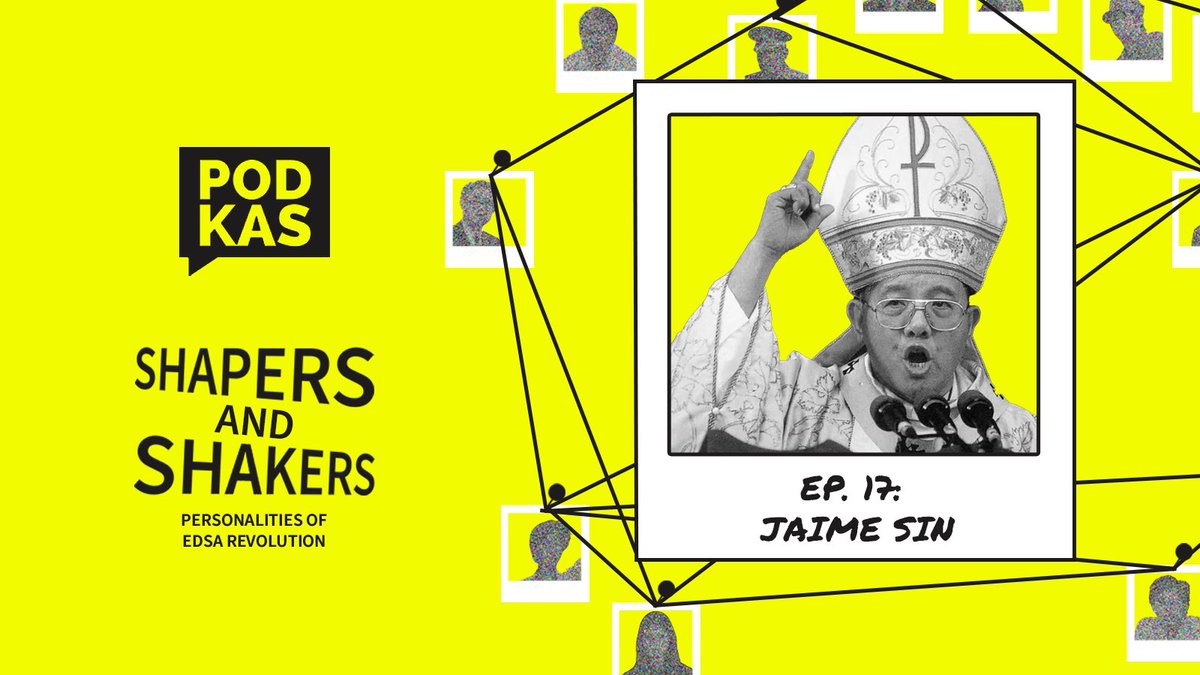 🎙️ New #PODKAS Episode! We explore Jaime Cardinal Sin's pivotal role and legacy in the Catholic Church's political activism &amp; the quest for democracy during the Marcos years &amp; EDSA Revolution. Tune in: spoti.fi/4akXaOh 🔊