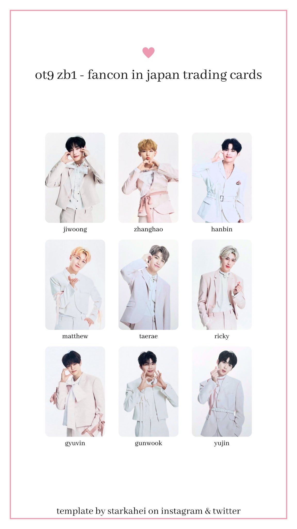 2024 ZEROBASEONE FAN-CON IN JAPAN』OFFICIAL GOODS LINEUP 公開！