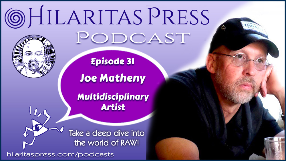 Hilaritas host Mike Gathers, @mgathers23, chats with multimedia artist Joseph Matheny @OngsHat1, about _Reality is What You Can Get Away With_ and more in episode Episode 31 of the Hilaritas Podcast. hilaritaspress.com/podcasts/josep…