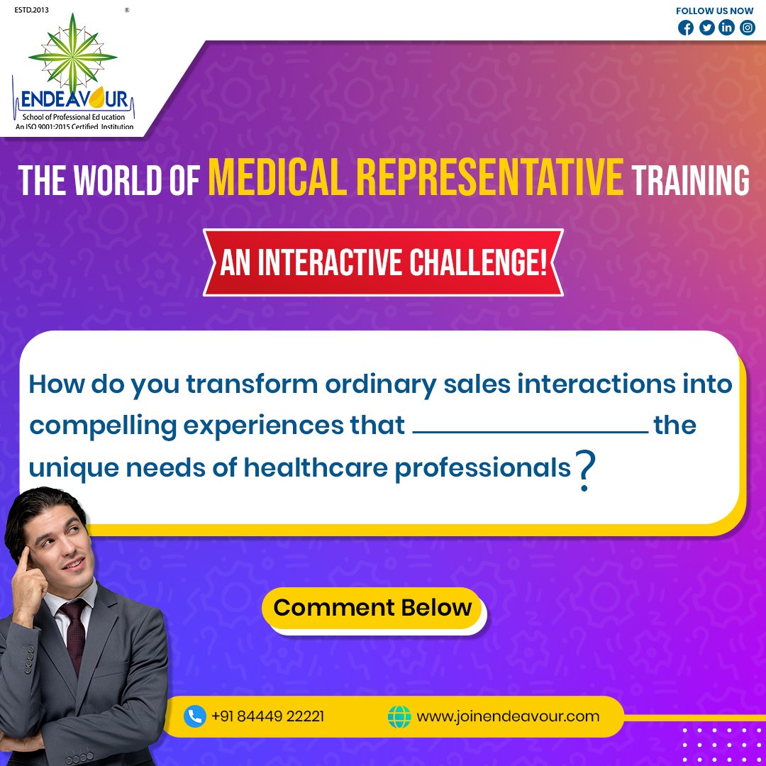 Reach your goals and become an expert in medical representation!
.
.
#MedRepFacts #MedicalSalesForce #PharmaExcellence #PassionForPharma #kolkata #kudghat #dumdum #midnapore #siliguribranch #MRTP #mrjobs