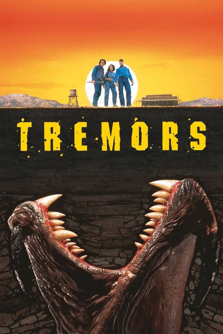 Journey to 2000 Horror Movies continues 

“Tremors” (1990)

Finally watched the whole movie 

Sub genre:
#CreatureFeature 
#MonsterMovie 
#90sHorror 
#SmallTownHorror 
#UndergroundMonster 
#HorrorComedy 
#HorrorInHotDesert 
#BromanceInHorror