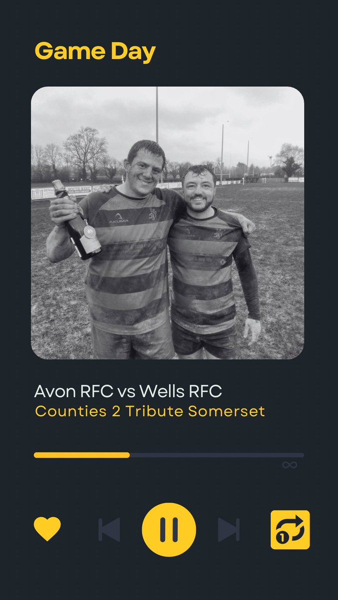 ⚫️🟡GAME DAY🟡⚫️

🏉 Wells RFC
📅 23/03/2024
⏰ 14:30 KO
📍Hicks Field, BA1 7DA
🏆 Counties 2 Tribute Somerset