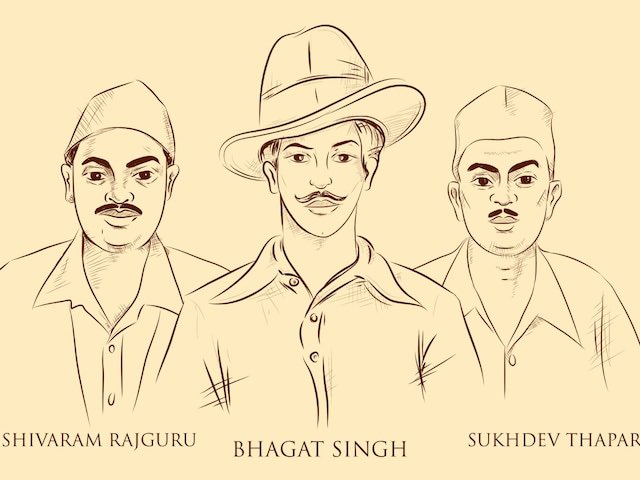 Homage to the great revolutionaries Shaheed Rajguru, Shaheed Bhagat Singh and Shaheed Sukhdev on #ShaheedDiwas .