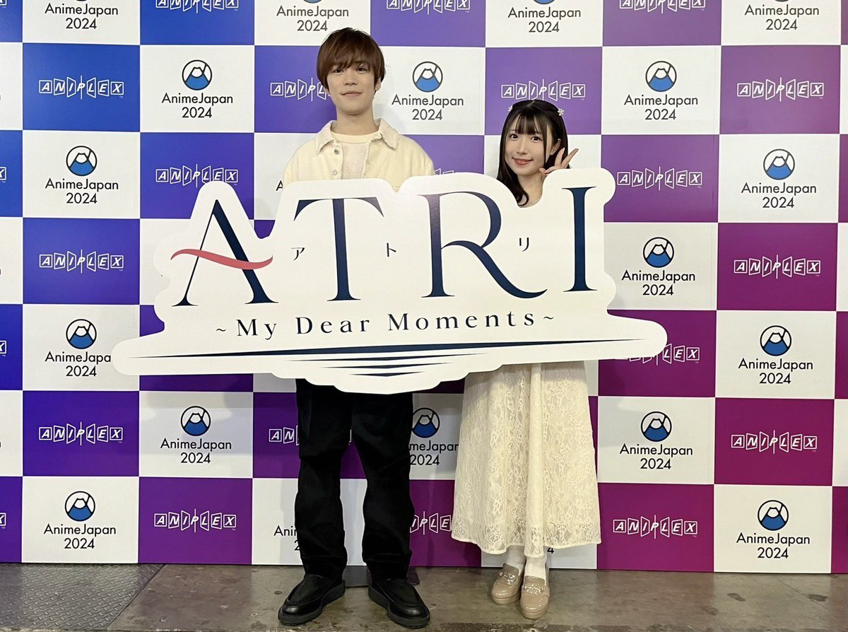 ATRIステージ、ありがとうございました！夏からの放送をお楽しみに！ #AnimeJapan #ATRI