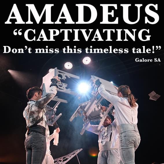 Monte_Theatre's tweet photo. "CAPTIVATING!" AMADEUS
On stage today @ 3pm & 7:30pm
Tickets at Webtickets and Theatre Box Office (011) 511 1988
@alancommittie @PieterToerien @webticketsSA @MONTECASINOZA
#petershaffer
#hottestticketintown
#NOWONSTAGE
#amadeus
https://t.co/RYJaCFi9SW https://t.co/1SusLkvhUT