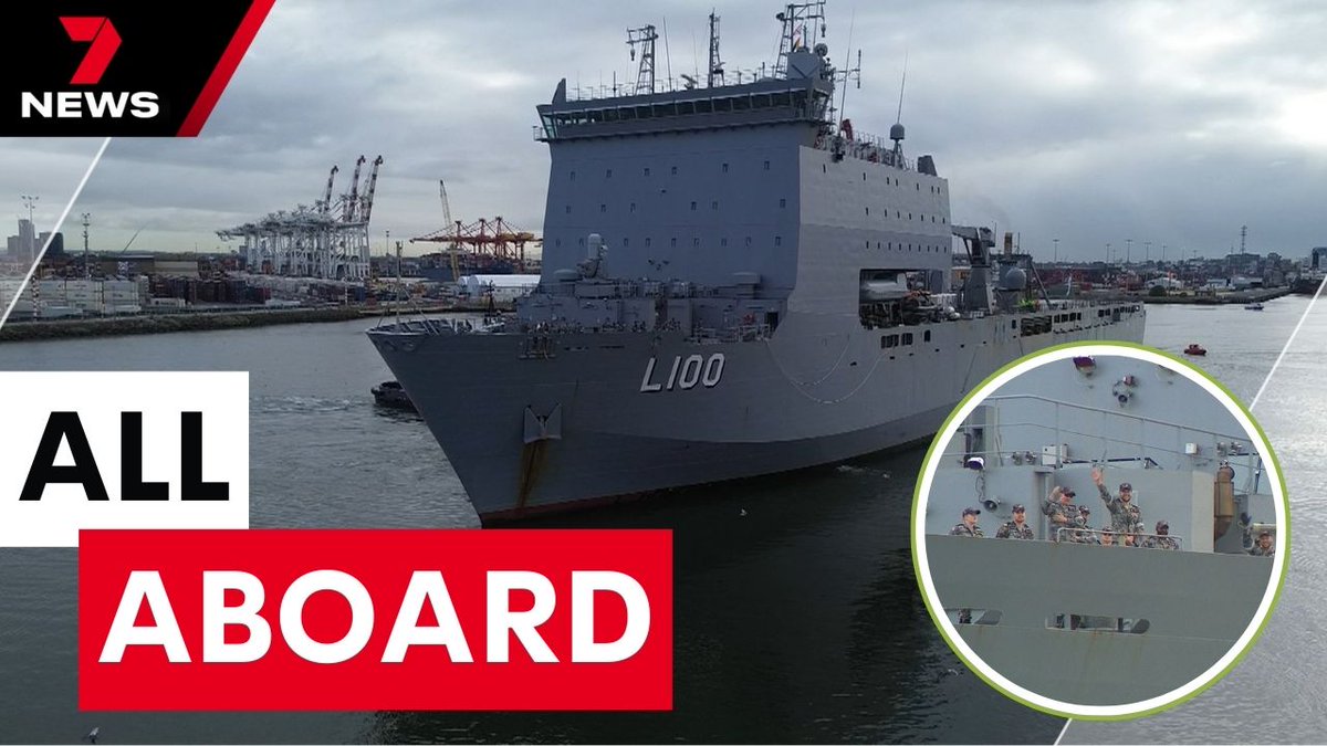 Australians are being warned our defence forces are too understaffed to function effectively. Now military leaders are going on the offensive, bringing one of our biggest warships to Melbourne on a mission to find more recruits. youtu.be/FUgalhlM3eI @tyra_stowers #7NEWS