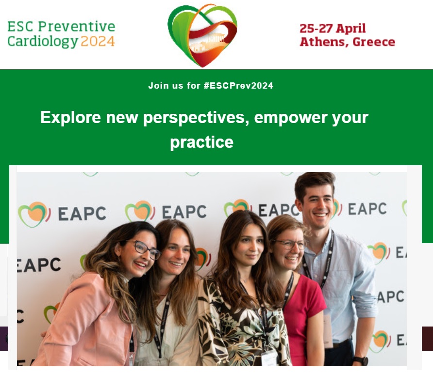 🚨 #ESCPrev2024 is coming 🤩 Join us at ESC Preventive Cardiology 2024 in Athens, register now! Discover the scientific program with interesting sessions for the Young Community 📰 And... don't miss our Young Community Evening Cocktail 🍹 @escardio @EAPCPresident #cvprev