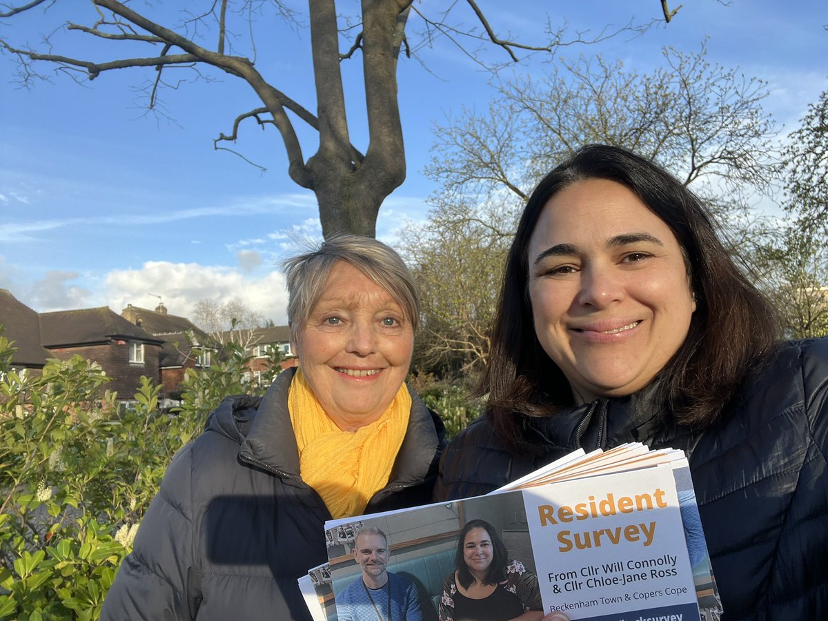 Great to be out chatting to residents yesterday evening. Got some great feedback on how Beckenham’s Lib Dem Councillors are doing. Residents really appreciate our regular email updates. You can sign up at bromleylibdems.org.uk/newsletter