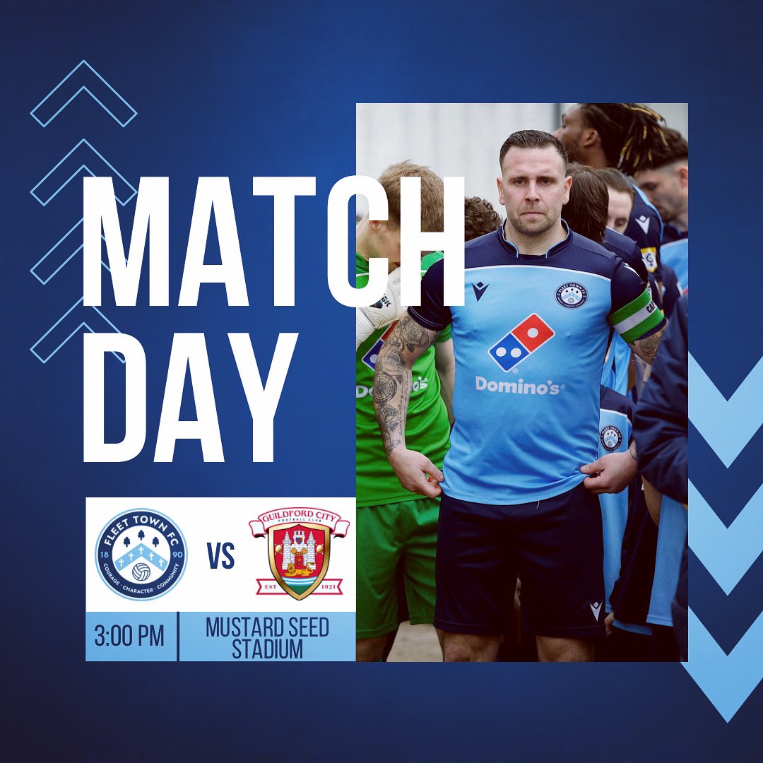 Match Day 👊 This afternoon we look forward to hosting @GuildfordCityFC in the Combined Counties Premier Division South 📆 Saturday 23rd March 🏟️ Mustard Seed Stadium - GU51 5FA ⏰ 3:00 PM 🎟️ - bit.ly/3IFSPJd #FT2GETHER | #COYB