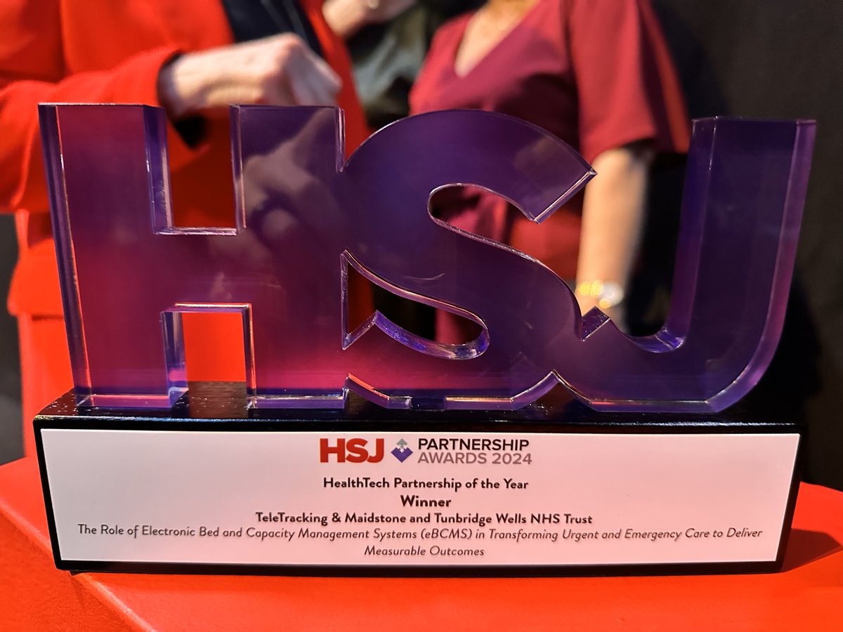 Partnerships like the one with @MTWnhs lead to better patient outcomes. We are happy to announce @HSJ_Awards honored us with the HealthTech Partnership of the Year award. partnership.hsj.co.uk/winners-2024