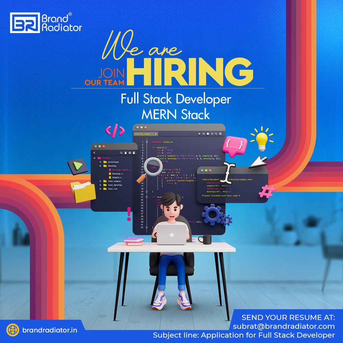 'Unleash Your Full Potential: Join Our Team as a Full Stack Developer and Shape the Digital Future!' #hiring #joining #NewChapter #newhiring #jobopening #jobalerts #jobposting #jobpostings #jobpost #hiringpost