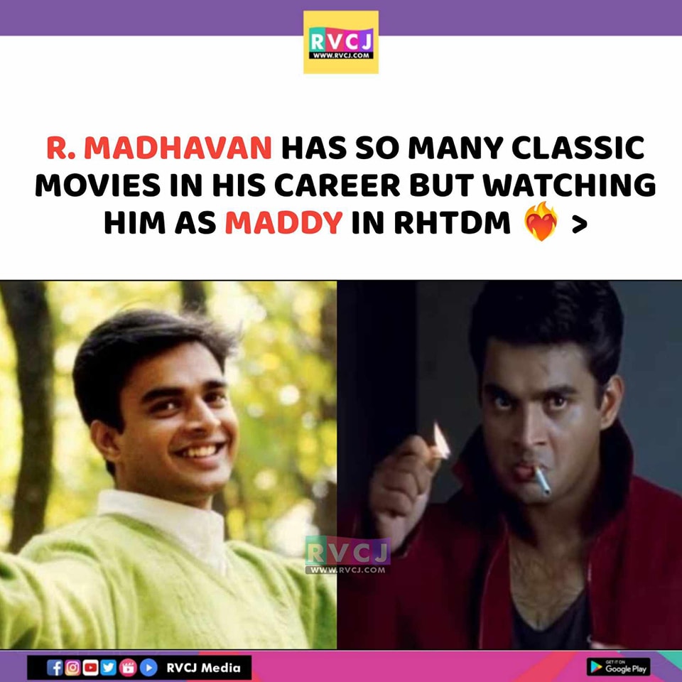 Maddy is ❤️

#rmadhavan #rehnahaiteredilmein @ActorMadhavan