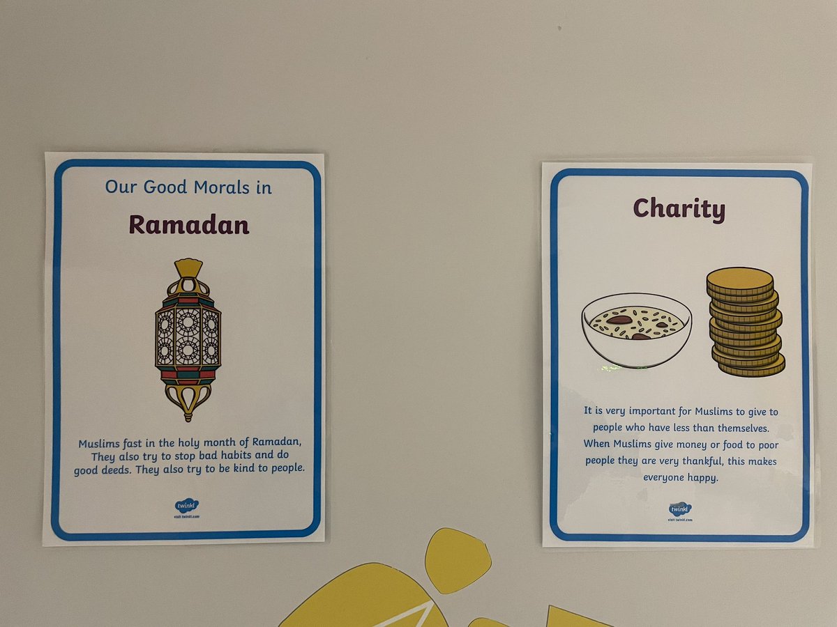 During our stay on ward 32 <a href="/BTHFT/">Bradford Teaching Hospitals NHS FT</a> my 12 year old granddaughter and I have really enjoyed learning more about Ramadan from this wall of information. Thank you <a href="/bthftpaeds/">BTHFT Paediatrics</a> @Mel_Pickup <a href="/karendawber/">Prof Karen Dawber 🌈</a> <a href="/HayatKez/">Kez Hayat</a> <a href="/ActAsOneBDC/">Bradford District Craven Health & Care Partnership</a>