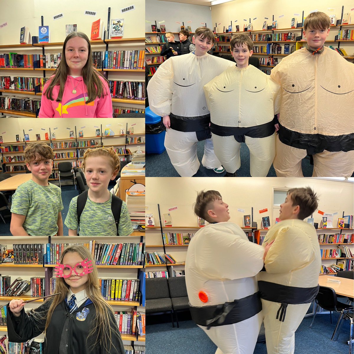 Yesterday was our Big Book Character day and both staff and students got involved. We had wizards, monsters, farm animals, inspectors. 7 dwarfs and even some sumo wrestlers. #readingforpleasure