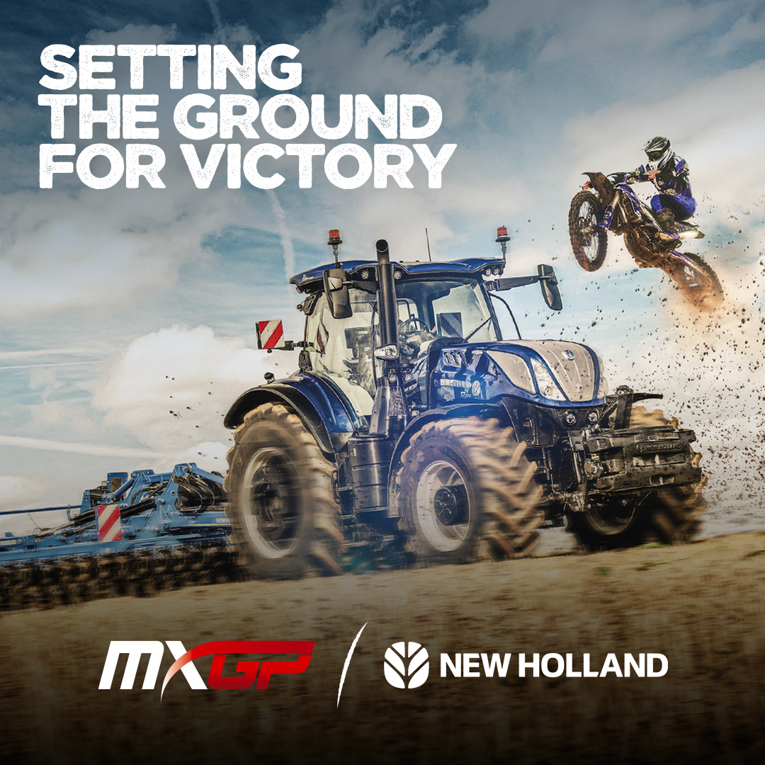 We kept it quiet until now but it's time to announce a new adventure! We are sponsoring the @mxgp World Championship in Spain, France and the MXoN in the United Kingdom. Best #motocross racing in the world + best tractors to prepare the track #MXGP #MXGPSpain #NewHolland