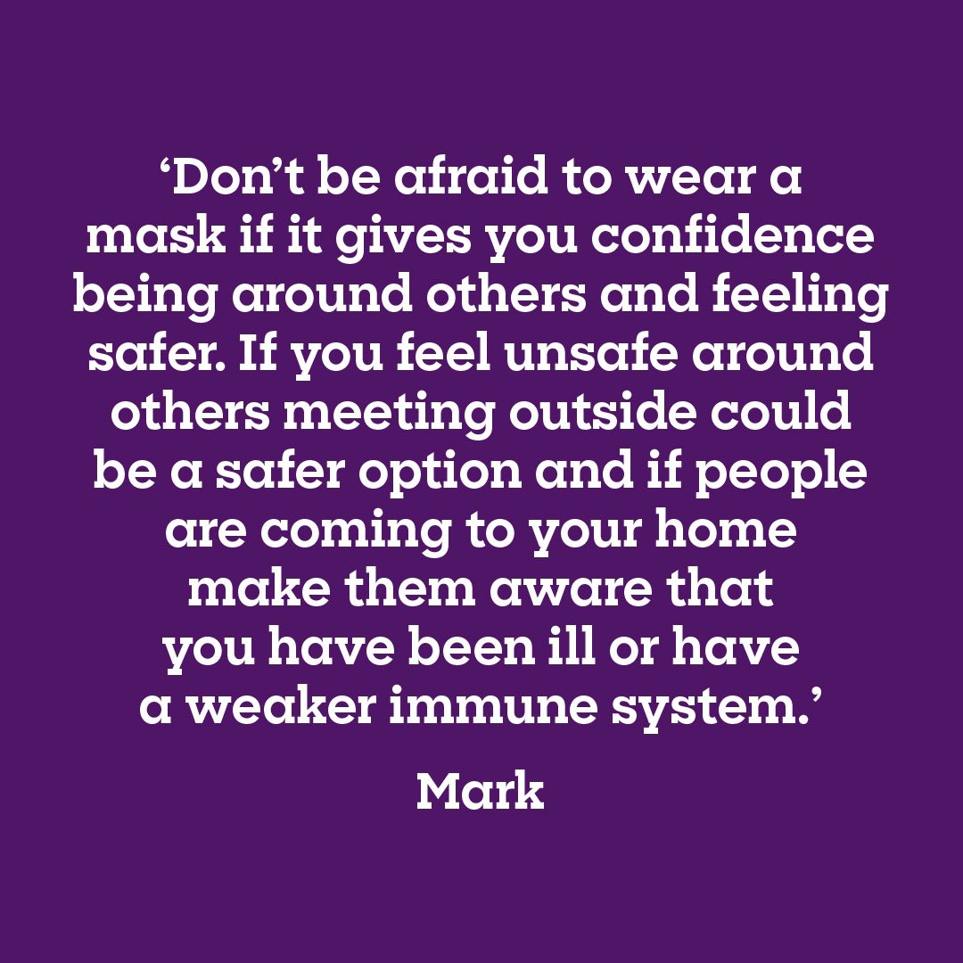 Today is 4 years since the first UK lockdown was announced. Covid-19 continues to impact people affected by blood cancer & today, we’re sharing some advice from our community on how to confidently emerge from shielding if clinically advised to do so.