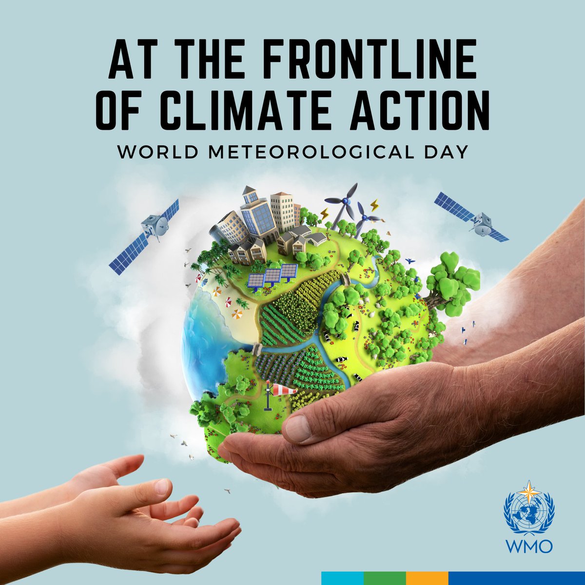 This #WorldMetDay, 1/3 people are not covered by early warning systems. As disasters become ever more frequent + severe, #EarlyWarningsForAll is critical to ensuring those at risk can act in time. Join us at the frontline of #ClimateAction to save lives itu.int/en/ITU-D/Emerg…