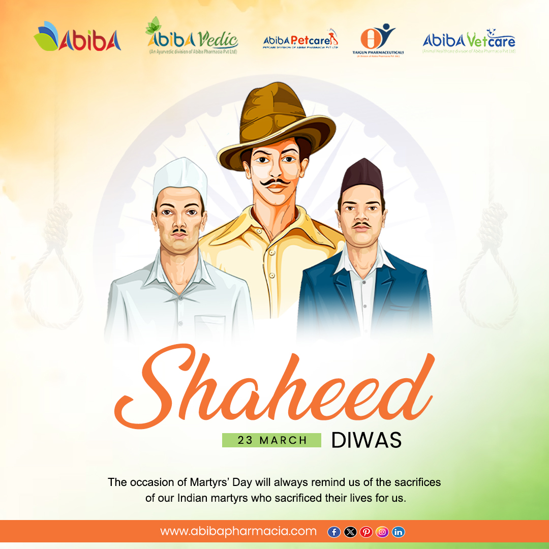 'On this Shaheedi Diwas, we pay homage to those who fought fearlessly for our nation.
Phone - +918699402121
Email- sales@abibapharmacia.com
abibapharmacia.com
#shaheedidiwas#AbibaPharmacia #PCDPharmaFranchise #HealthcareEntrepreneur #BestInPharma #PharmaGrowth #Healthcare