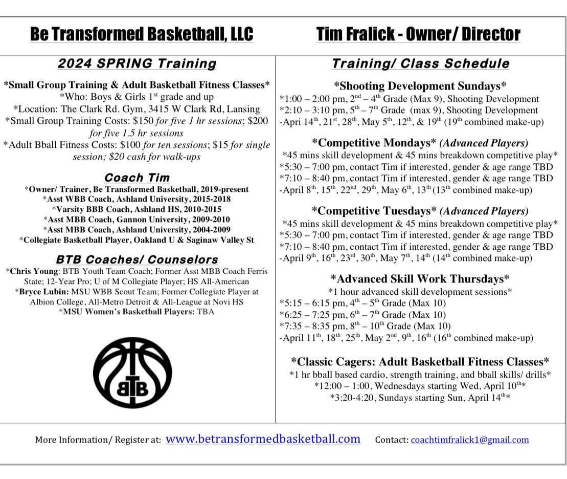 Some great spring opportunities by a great group!