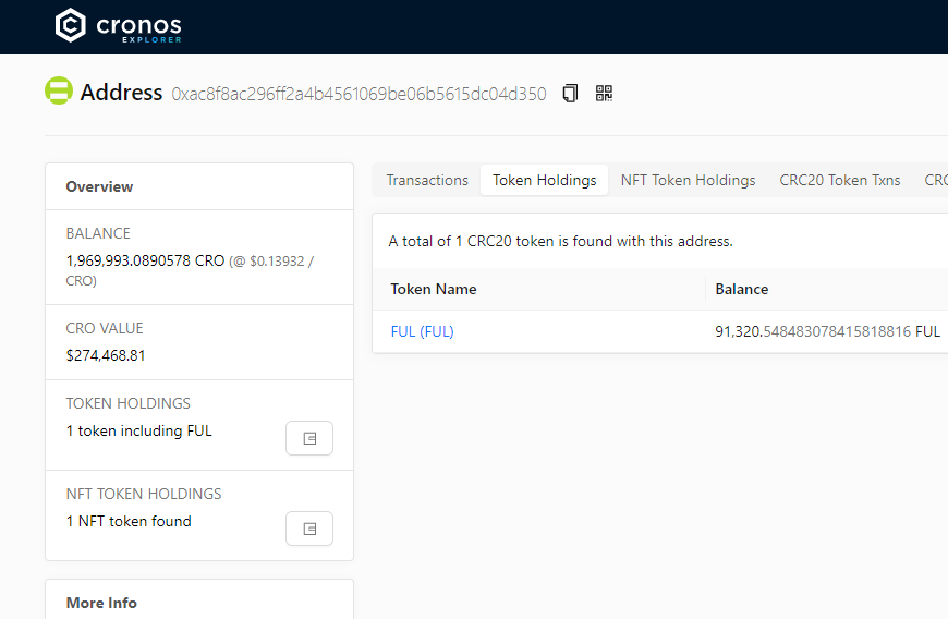 jeffersonbruman's tweet photo. The wallet that bought me @cronos_identity
for 20.000 $CRO ( jeffbezos.cro )
have 2M CRO and already bought some $FUL
@JeffBezos is that you? 🔥🔥🔥
#crofam #cronos #cro #fftb #cryptocom
$CROID #CROID @FulcromFinance $caw $KREES https://t.co/qY3q0ZsBXM