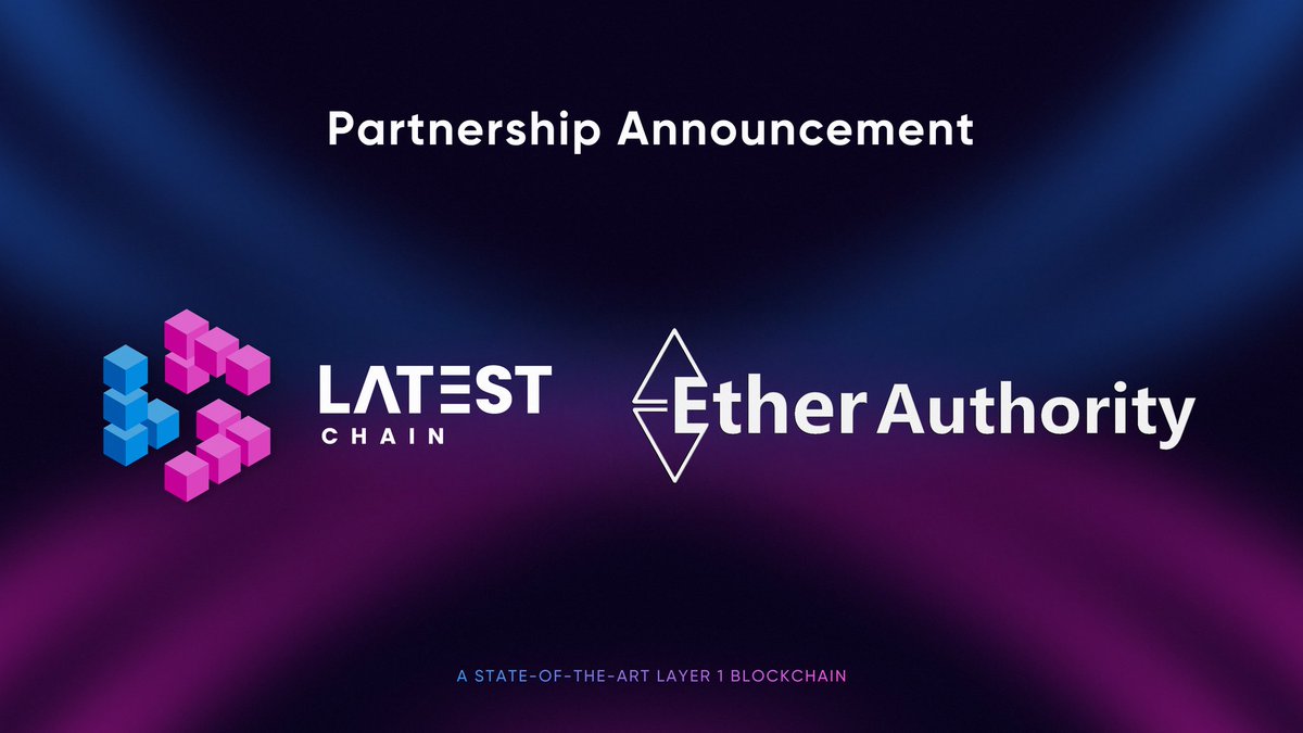 @LatestChain 🤝 @Ether_Authority We are excited to announce our partnership with the #EtherAuthority! #EtherAuthority company specializes in providing cutting-edge blockchain security and auditing services for smart contracts. The Ether Authority Team is dedicated to assisting
