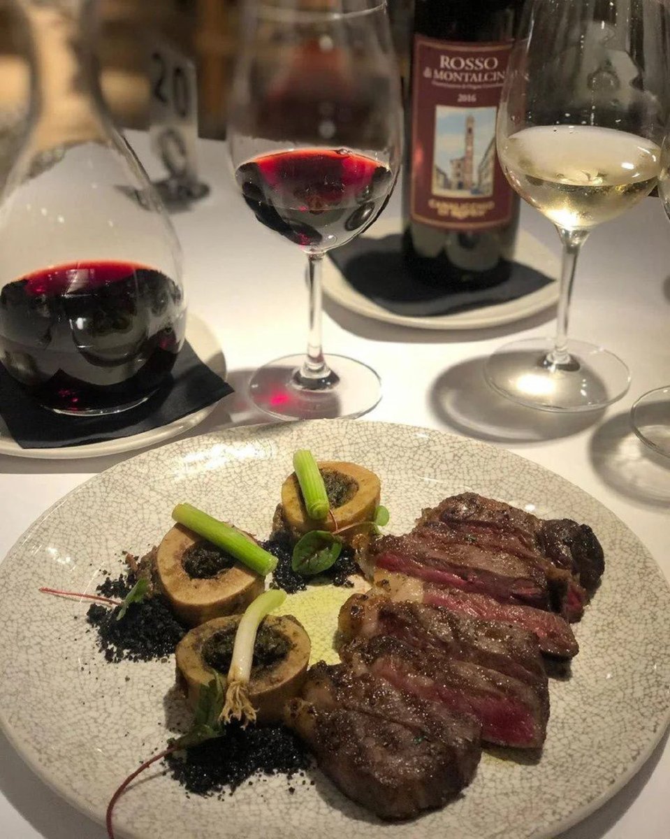 Is dinner ready? Perhaps it's just a steak and a glass of red wine 🍷🥩🍼