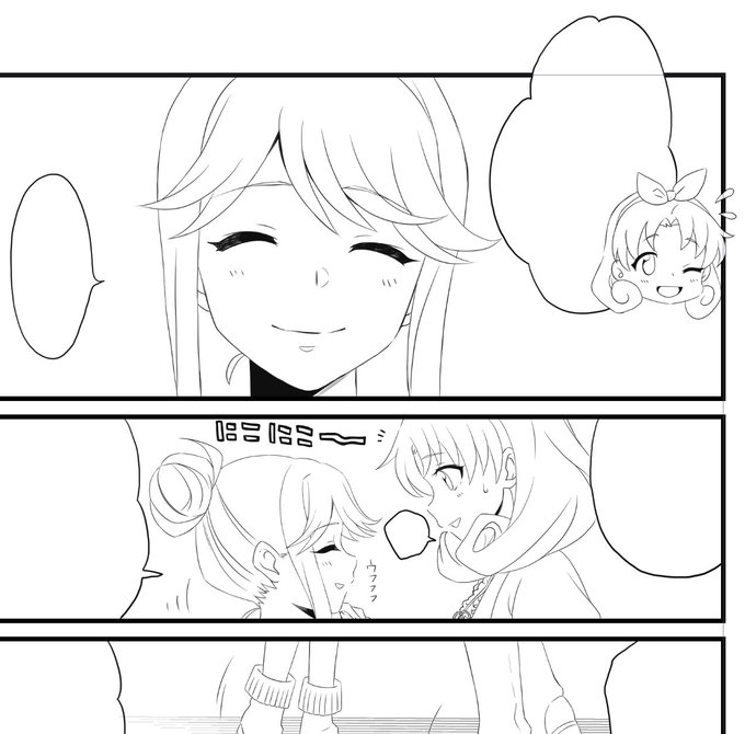 怒ってる朋花ちゃん。 