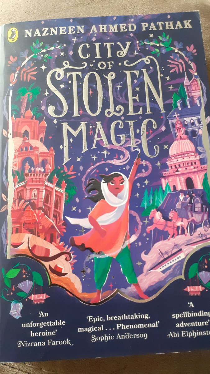 The Alexandra Palace Children's Book Award, aka #Bibliobuzz, is a partnership between Haringey school librarians, @haringeylibrary & @Yourallypally. Local children read and vote on six shortlisted books. 🎉Congrats to the public libraries winner #CityOfStolenMagic by @nazneen372