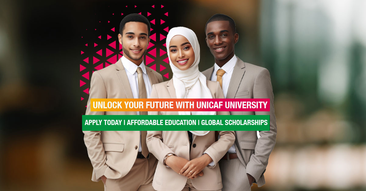 Start Your Unicaf University Journey in 3 Easy Steps! 🎓 1️⃣ Apply Online 2️⃣ Get guidance via a call from one of our Student Advisers 3️⃣ Secure admissions & scholarships through an interview Affordable, accessible education is just a few clicks away! 👉link.unicafuniversity.com/43u7VuN