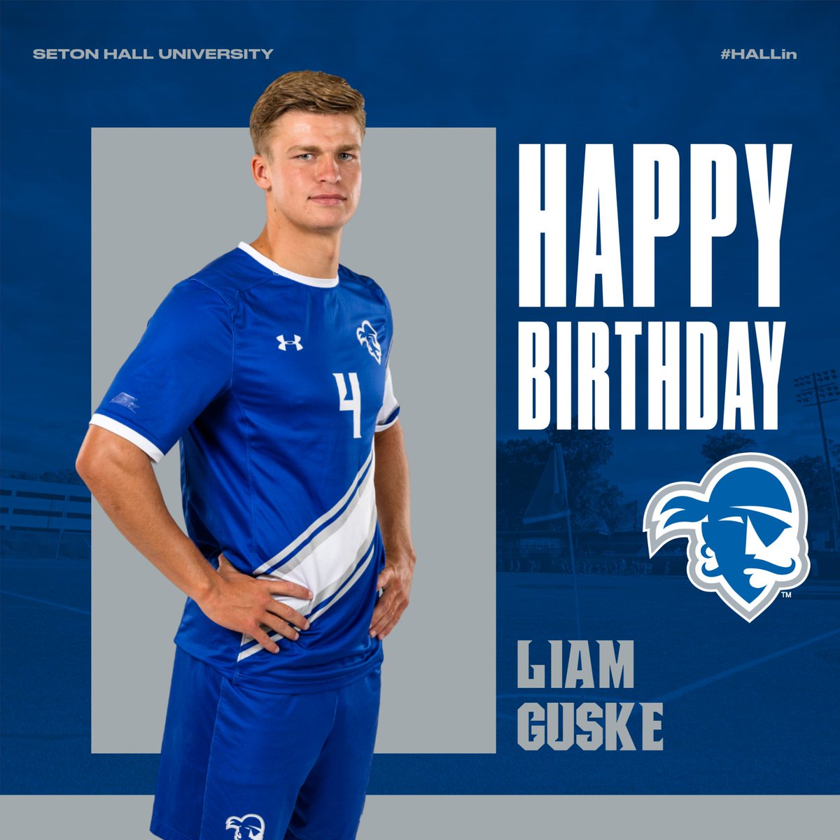 A very 𝙃𝘼𝙋𝙋𝙔 𝘽𝙄𝙍𝙏𝙃𝘿𝘼𝙔 to LIAM GUSKE!! #HALLin ⚽🏴‍☠️🎉🎂