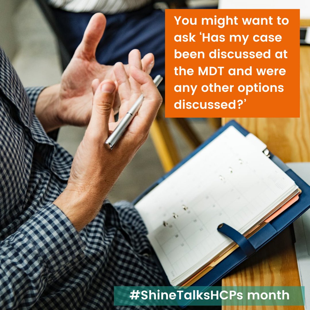 In part two of our blog post with tips from a healthcare professional, Consultant Oncologist Richard Simcock writes about the best way to start a consultation with your doctor – and ways you can follow up afterwards. #ShineTalksHCPs month ow.ly/hcoj50QS9QJ