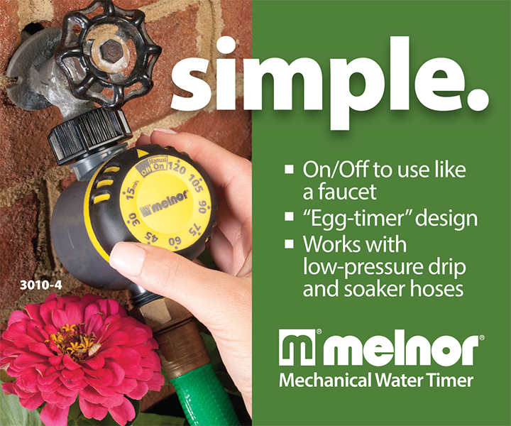 melnor_inc's tweet image. Our no-programming mechanical water timer is ideal for low-pressure drip and soaker hoses.  

ow.ly/N3Ly50QJXLh

#melnor #wegetyougrowing #watertimer #simplewatering #watering #mechanicalwatertimer #soakerhose #dripirrigation #irrigation #greenthumb