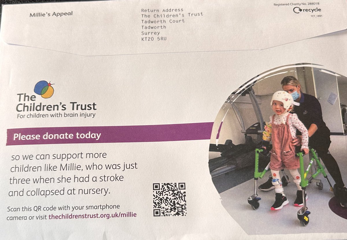 #Earlswood #Redhill #Reigate residents look out for @Childrens_Trust door drop in the post. So proud of Millie who has achieved so much . @RBBCMayor @reigatebanstead @RedhillGuild @EarlswoodEco @VolActionRB @GenerateRedhill please can you RT