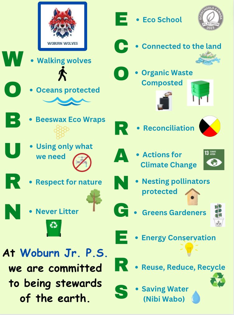 woburndonaldson's tweet image. We are really proud of our collaborative effort to finish creating our #EcoCode for @WoburnJunior. Last year we finished our EcoQuilt, and this year we worked on our poster. We are stewards of the Earth🌎! @EcoSchoolsCAN @EcoSchoolsTDSB @WoburnEco