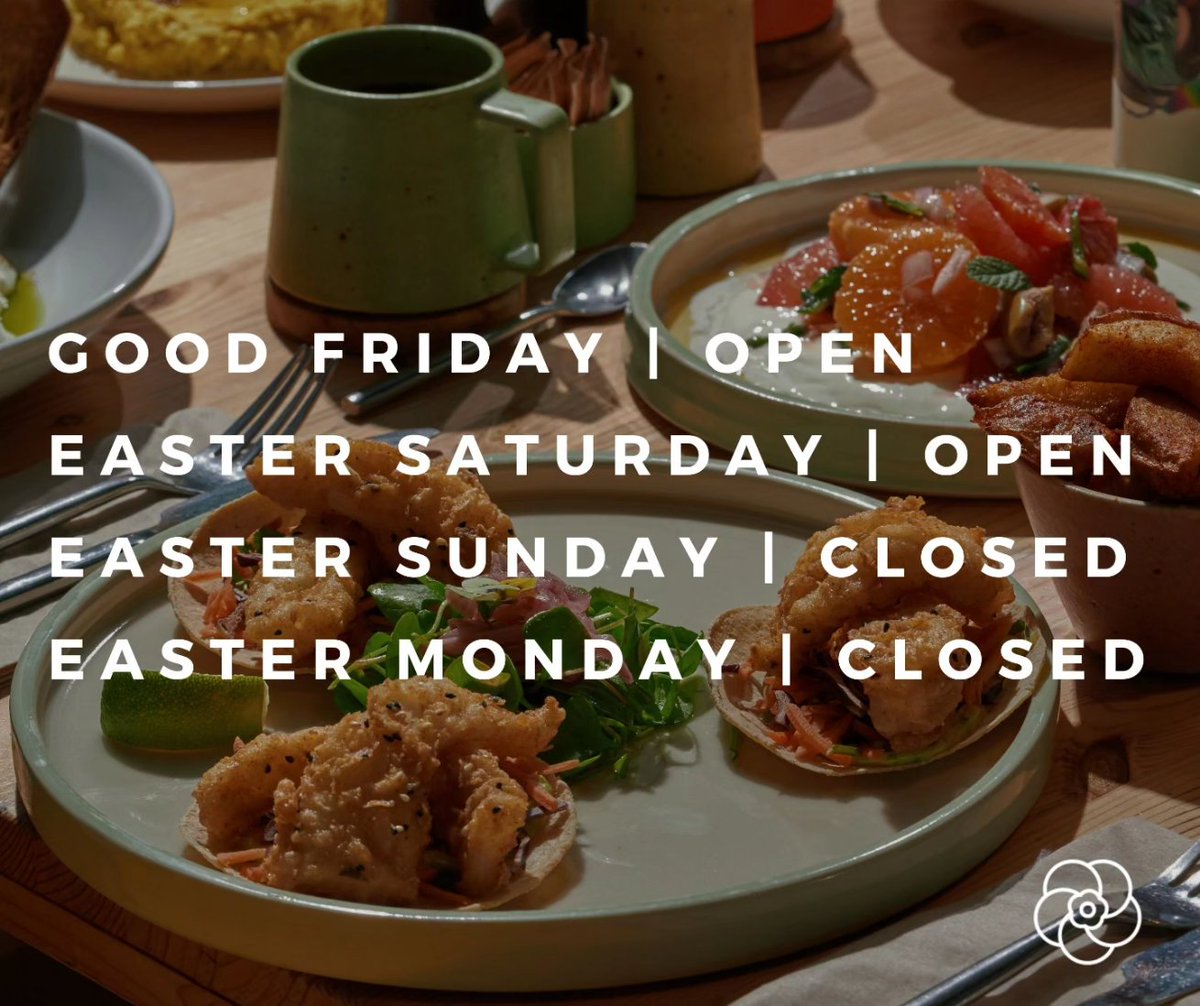 School's out for Easter! We are just closed for Easter Sunday + Monday but open otherwise throughout 🐣 Plan a whole day out in @nanonagleplace + join us for brunch 🌿 gooddaydeli.ie/reservations