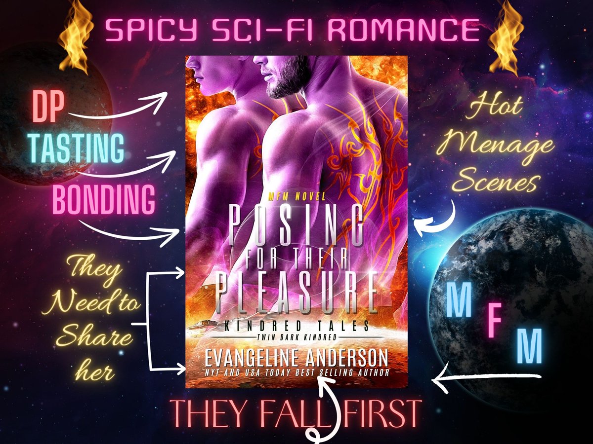 🔥 NEW RELEASE 🔥 One woman, determined to stay single for life… Meets two Kindred warriors looking for a mate. 🔗 Buy now >>> books2read.com/posingfortheir… #romancebooks #RomanceReaders #SFR #paranormalromance