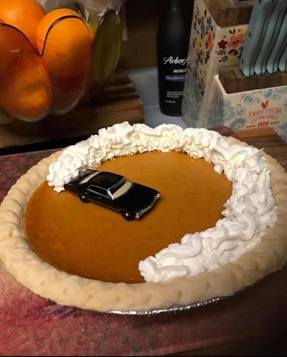 This pie goes hard