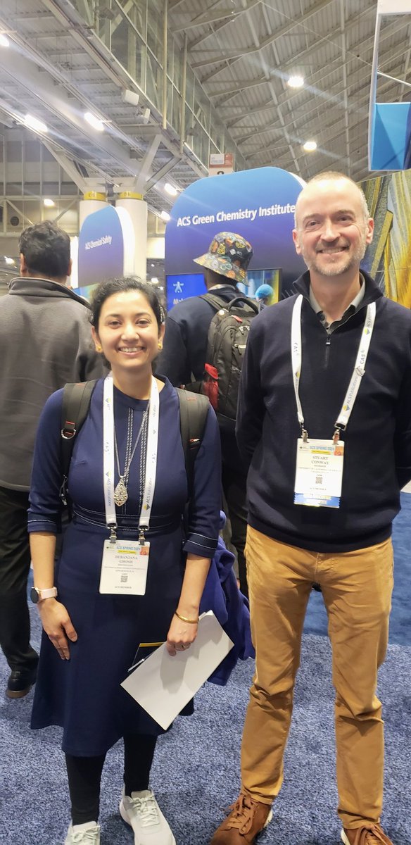 DebanjanaGhos17's tweet image. Notebook is now filled with good notes and ideas. Met new people, chatted with editors @conway_group during networking session. Thanks to #ACSSpring2024, #ACSColloids and #PUNC for the opportunity to share our research.#SIUEChemistry represented well with students&apos; presentations.