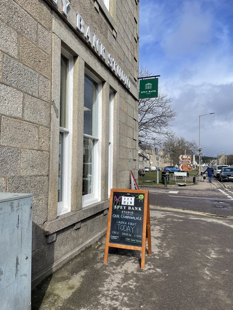 Today’s the day! Join us at Spey Bank Studio in Grantown to celebrate Our Commonplace. Exhibition launch and willow weaving 🌱🧺 Free, drop-in, 1-4pm