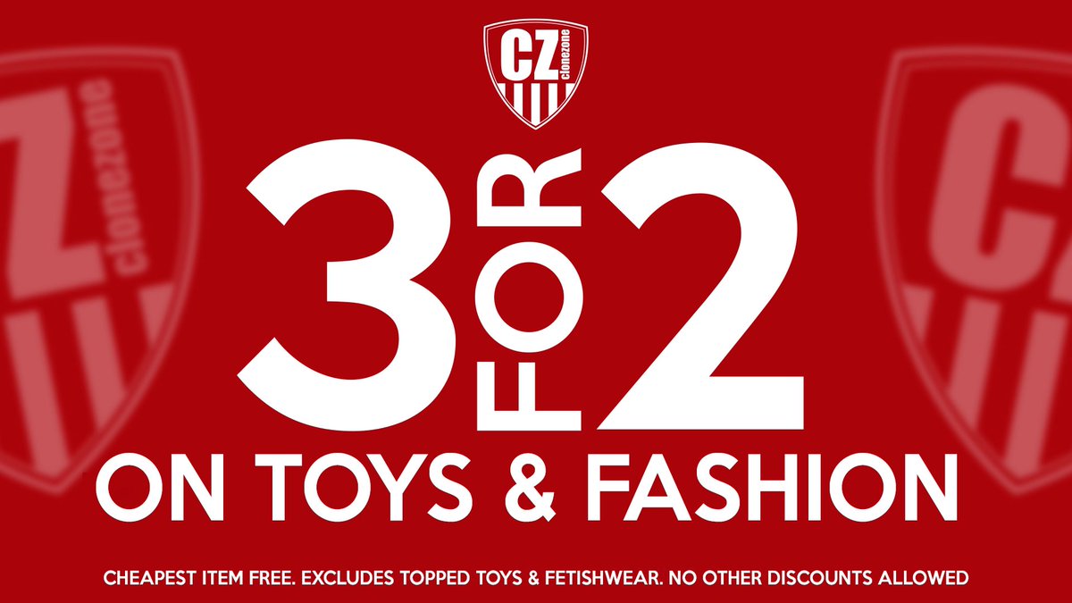 THIS WEEKEND. 3 for 2 on Toys and Fashion! Buys 2 items get the third FREE 🥰 Make sure you come down and see us this weekend 😝