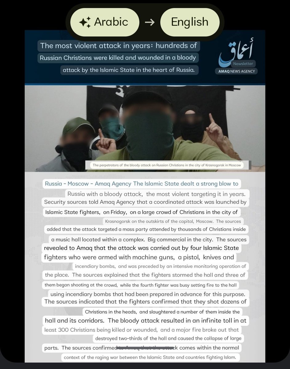 breakinglv's tweet image. 🇷🇺 "Islāma valsts" ziņu aģentūra publicējusi foto ar teroristiem, kuri uzbrukuši koncertzālei Maskavas piepilsētā. Tas arī vēl nav gala pierādījums, jo šis grupējums arī iepriekš uzņēmās atbildību par terora aktiem, kurus veica citi.
#Krasnogorska #Maskava #krievija
